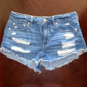 American Eagle Tomgirl Denim Short Short